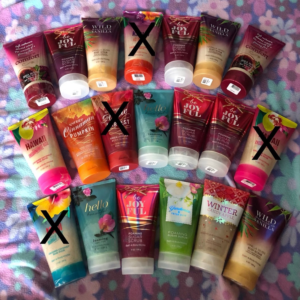 Bath and body works Body Scrubs